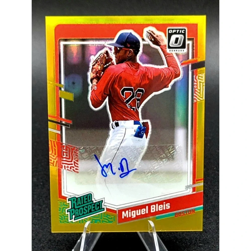 2023 Miguel Bleis RC Auto's all /10 Boston Red Sox Top Prospect